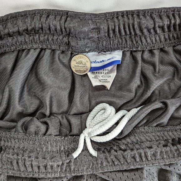 Black Mesh Reebok Basketball Shorts - Picture 5 of 5
